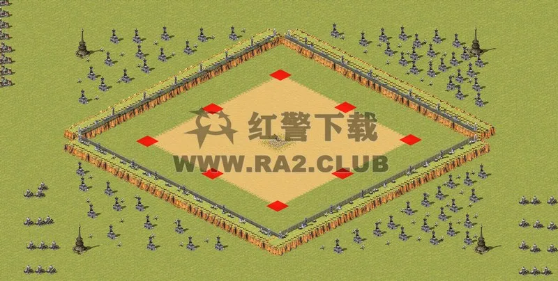 红警最新地图-监狱一块地
