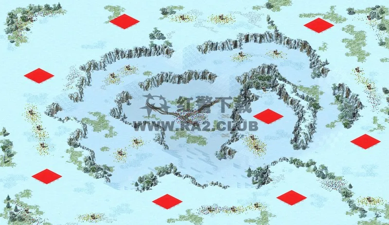 红警地图 小冰天雪地