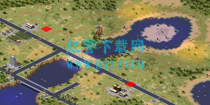 红警全能王地图 封锁线
