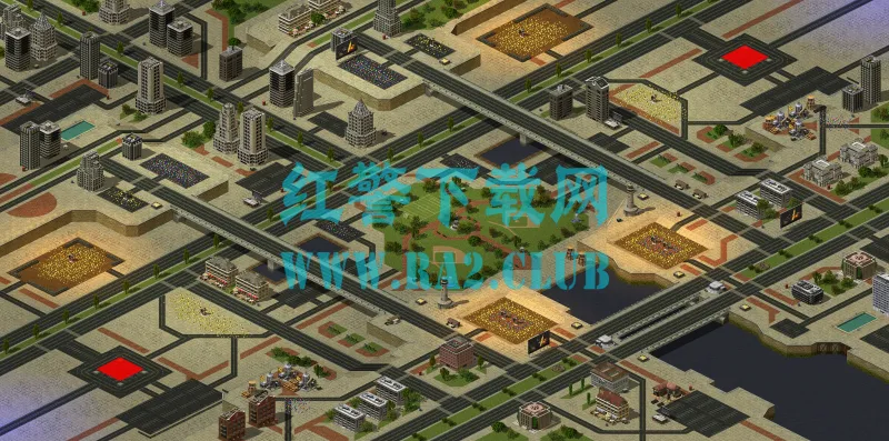 红警全能王地图 满足镇